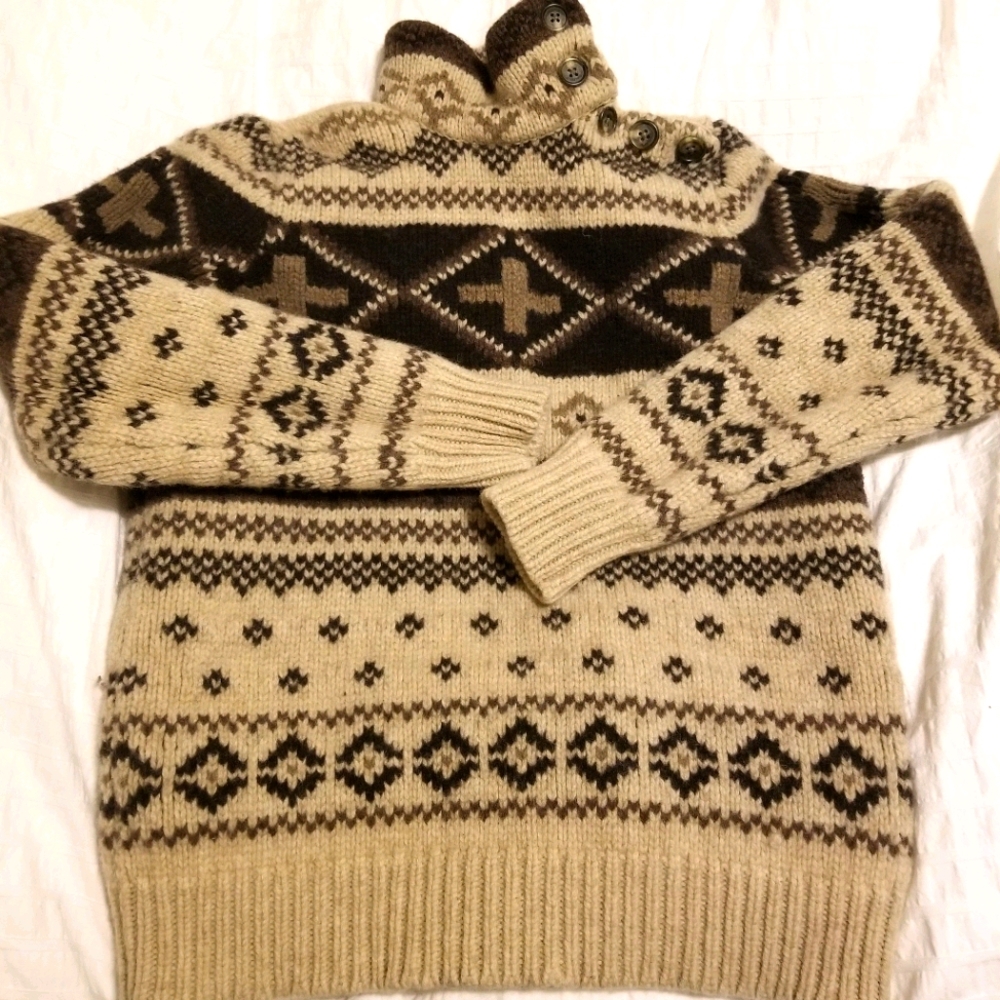 Ralph Lauren Button Turtleneck sweater 0
